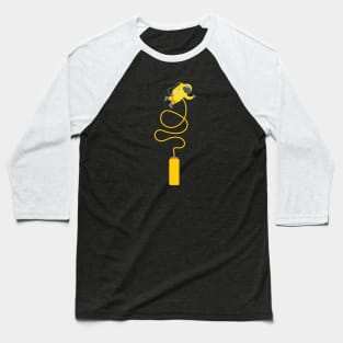 Space Condiment Mustard Graphic Baseball T-Shirt